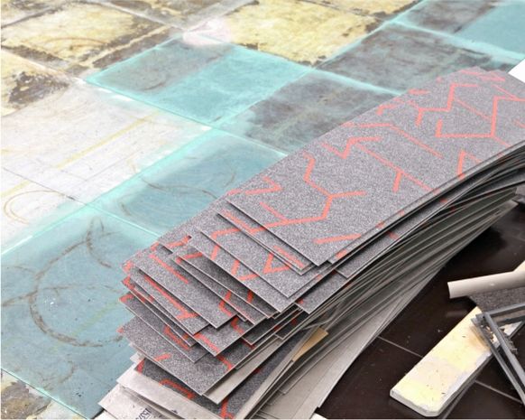 Pohled na podlahu před pokládkou